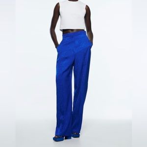 ZARA Jacquard Menswear Style Pants